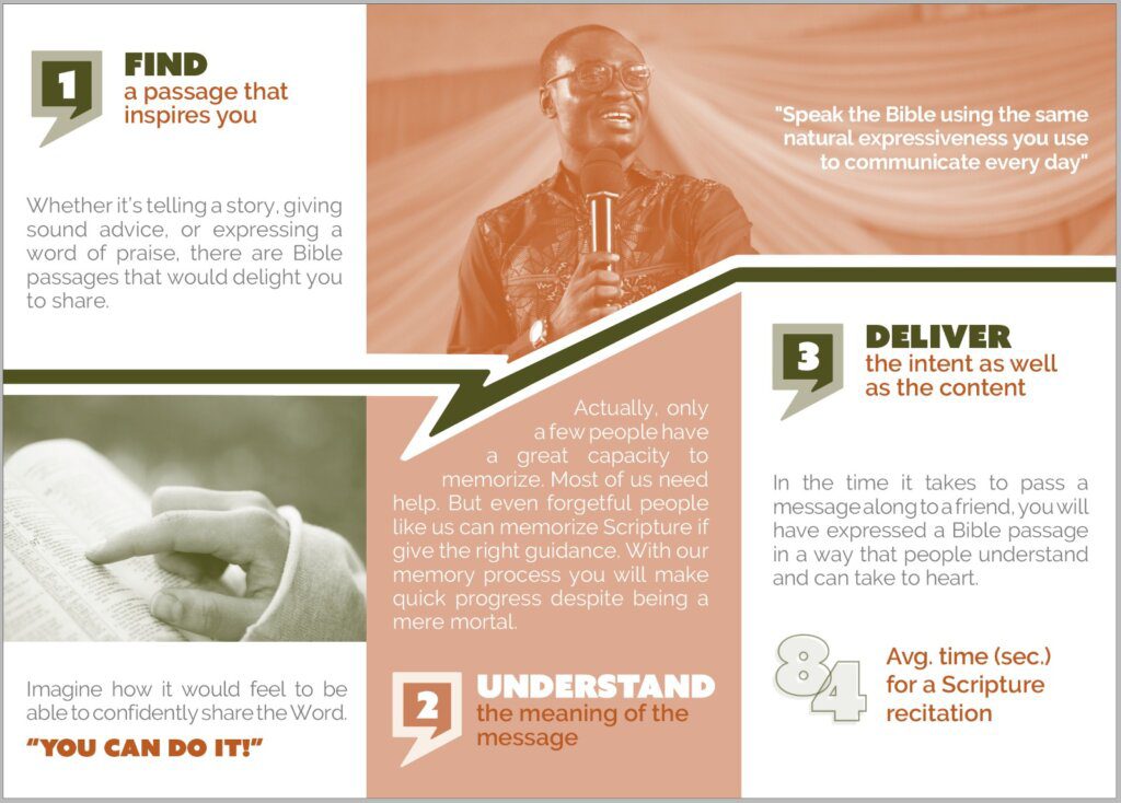 By Heart tri-fold brochure interior pages
